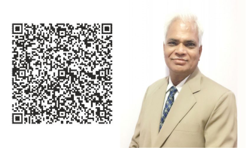 BD Suthar with QR Code